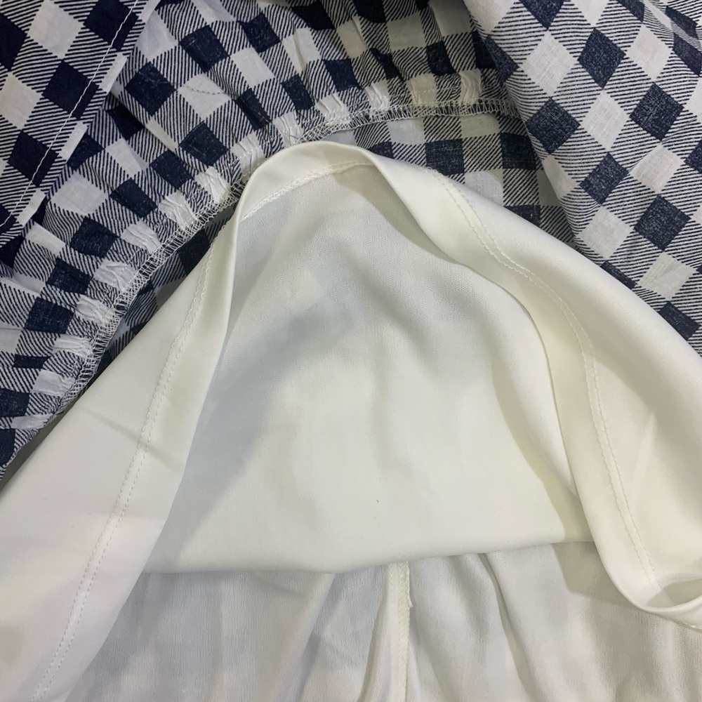 Trixxi Navy Gingham Sundress – Size M - Picture 4 of 7